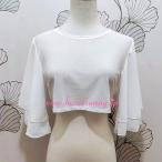  двойной оборка блуза обычный обычный шифон рукав с высоким воротником внутренний tops наружный блуза свадьба болеро 2. рука покрытие гетры для рук прозрачный чувство перо ткань One-piece для 