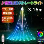 イルミネーション レープライト クリスマスツリー APP連動 音楽連動 リモコン 305球 LEDライト 防水 多彩なモード LEDライト 店舗 家庭 屋外 クリスマス飾り
