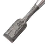 播州三木 五百蔵作 追入鑿 木目仕上 黒檀柄 三枚裏 一寸(30mm) 手打ち桂 大工道具