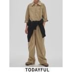 TODAYFUL トゥデイフル Twill Zip Combinaison★ 25秋冬予約 12520304 入荷予定 _ 9月中旬〜 2025秋先行受注会