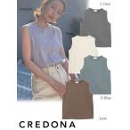 CREDONA / クレドナ Vintageカラータンクトップ 21春夏. 1421212030 タンクトップ ノースリーブトップス 21gwレディース セール60%OFF