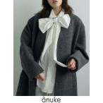 anuke / アンヌーク Volume Ribbon Shirts★ 25秋冬予約 62520407 入荷予定 _ 11月中旬〜
