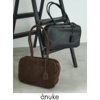 anuke / アンヌーク Ecoleather Boston Bag★ 25秋冬予約 62521018 入荷予定 _ 9月中旬〜