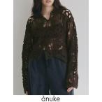 (PT5倍~3/8) anuke アンヌーク  Embroidery Over Shirts★  26秋冬予約 62620402 入荷予定 : 7月中旬〜