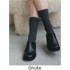 anuke Anne n-k квадратное каблук slip Square Heel Slip плоская обувь 26 осень-зима. 62621032