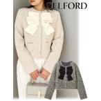 (期間限定10%OFF&amp;300円OFF) CELFORD  / セルフォード リボンデザインジャケット  26春夏 CWCJ261070