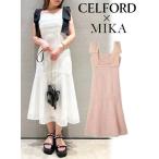CELFORD / セルフォード 【CELFORD×MIKA】ショルダーリボンワンピース 25春夏. CWFO254001(10%OFF&PT5倍)