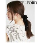 CELFORD / セルフォード ロゴチャーム付きベロアリボンシュシュ 25秋冬 CWGG254512 (10%OFF&PT5)