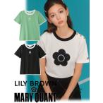 Lily Brown /リリーブラウン MARY QUANT　クラシックコンパクトTシャツ  24春夏 LWCT241100 (8%OFF&PT5倍)
