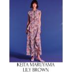 (期間限定10%OFF&PT5) Lily Brown  / リリーブラウン 【KEITA MARUYAMA】 ボタニカルチェリー柄ワンピース  26春夏 LWFO261183