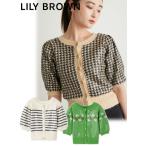 ショッピングスパンコール Lily Brown / リリーブラウン スパンコール刺繍カーデ  23秋冬 LWND234801 (60%OFF&PT5)