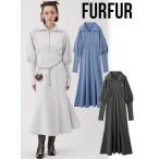 (セール50%OFF&PT5) FURFUR / ファーファー ロゴ刺繍スウェットワンピース 25春夏予約 RWCO251092