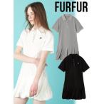 (セール50%OFF&PT5) FURFUR / ファーファー ロゴ刺?ポロシャツミニワンピース 25春夏. RWCO252069