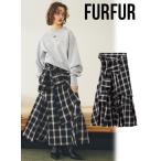 FURFUR / ファーファー シャツドッキングチェックスカート 25秋冬予約 RWFS254054 入荷予定 _ 8月上旬〜(10%OFF&PT5倍)