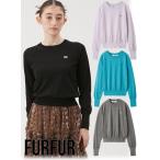 (セール60%OFF&PT5) FURFUR / ファーファー ロゴ刺繍クルーネックセーター 25春夏 RWNT251136