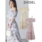 snidel / スナイデル Sustainaオフショルギャザーワンピ 25春夏.予約 SWFO252063 入荷予定 _ 5月下旬〜(10%OFF&5倍PT)