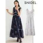 (最終セール50%OFF&300円OFF) snidel / スナイデル  フラワードロストディティールワンピース  25秋冬 SWFO254120