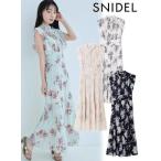 ショッピングワンピ (期間限定10%OFF&PT5) snidel / スナイデル  Sustainaプリーツプリントワンピ  26春夏 SWFO261103