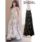 (期間限定10%OFF&300円OFF) snidel / スナイデル  ボタニカルパターンキャミワンピ  26春夏 SWFO261146