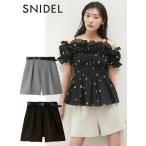 snidel / スナイデル シンプルショートパンツ 25春夏.予約 SWFP254057 入荷予定 _ 6月下旬〜 (11%OFF&5倍PT)
