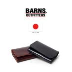barns バーンズ LE-4324 財布 二つ折り 本革 コードバン 新喜皮革 栃木レザー レザーウォレット 日本製 コンパクト ギフト