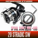 シマノ 20ストラディックSW 4000HG,4000XG用 スプールシャフト1BB仕様チューニングキット Lサイズ(ソルトウォーターフィッシング・ショアジギ・オフショア)