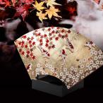 飾り扇春秋に鯉