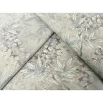 ショッピング着物 平和屋着物●本場大島紬　白大島　南天文　正絹　逸品　未使用　AAAT9474np