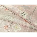 ショッピング着物 平和屋着物●本場大島紬　白大島　枝梅文　正絹　逸品　未使用　AAAV7237zg