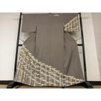 ショッピング着物 平和屋着物●江戸友禅　小倉貞右　訪問着　駒刺繍　松竹梅花間道　金彩　正絹　逸品　AAAY0240zg