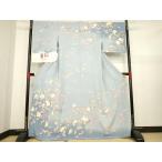 ショッピング着物 平和屋着物●本加賀友禅作家　藤村建雄　訪問着　山茶花に桜　暈し染め　証紙付き　正絹　逸品　AAAZ8944ck