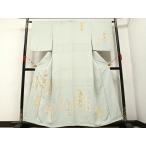 ショッピング着物 平和屋着物●創業460年・千總　訪問着　駒刺繍　更紗花文　金彩　高島屋扱い　正絹　逸品　AABA6460ph