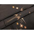 平和屋着物●国指定重要無形文化財　本場久米島紬　琉球絣文様　手織　正絹　逸品　AABC3710ph