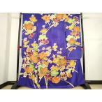 ショッピング振袖 平和屋着物●豪華振袖　駒刺繍　枝梅文　金彩　正絹　逸品　AABD4338ck