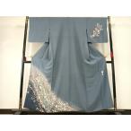 ショッピング着物 平和屋着物●越後十日町の一流染匠　桐屋・翠山工房　訪問着　絞り　辻が花　暈し染め　やまと誂製　正絹　逸品　AABD8758fy