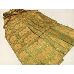  flat мир магазин кимоно * мужчина лошадь езда hakama золотой . hakama цветок . расческа золотой нить AABG7548ph