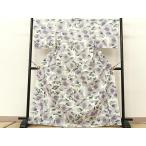 ショッピング着物 平和屋着物∴夏物　浴衣　綿紅梅　草花文　金彩　綿　逸品　未使用　BAAU3424hj