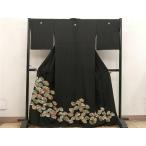 平和屋着物■豪華黒留袖　源氏物語　金彩　正絹　逸品　BAAW6092mz