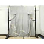 ショッピング着物 平和屋着物●銀座きしや　訪問着　駒刺繍　松梅吉祥花文　金彩　正絹　逸品　未使用　CAAU1722yc