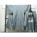  flat мир магазин кимоно * мужчина подлинный Ooshima эпонж Satsuma . замок ансамбль серый king-size натуральный шелк замечательная вещь CAAV6757vf