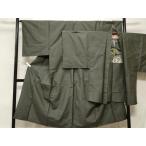  flat мир магазин кимоно # мужчина подлинный Ooshima эпонж ансамбль общий .. натуральный шелк замечательная вещь CAAW0495ev