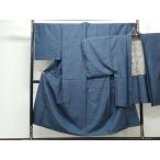  flat мир магазин кимоно * мужчина подлинный . Ooshima эпонж ансамбль .. документ натуральный шелк замечательная вещь CAAY9574th