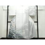 ショッピング着物 平和屋着物●十日町　名門　滝泰謹製　訪問着　絞り　草花文　金彩　正絹　逸品　CAAZ0891vf