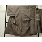  flat мир магазин кимоно # мужчина подлинный Ooshima эпонж ансамбль ширина уровень документ натуральный шелк замечательная вещь CABB1988ou