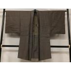  flat мир магазин кимоно # мужчина длина перо тканый подлинный Ooshima эпонж черепаха .. натуральный шелк замечательная вещь CABC2999ua