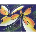  flat мир магазин кимоно * лето предмет мир . мода designer Yamamoto ..kansai бренд юката Mai бабочка документ ламе хлопок замечательная вещь CABD2413ng