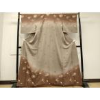 平和屋着物■訪問着　草花文　暈し染め　金彩　正絹　逸品　CABD6544oy