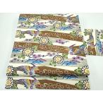 平和屋本店●極上　本場琉球紅型　琉球びんがた　知念紅型研究所　知念貞男　九寸名古屋帯　花鳥文　逸品　CZAA5128s6