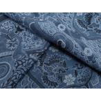 ショッピング着物 平和屋着物●前田仁仙　仁仙更紗　小紋　更紗花文　正絹　逸品　DAAV1373tw