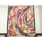 ショッピング着物 平和屋着物●豪華振袖　総絞り　駒刺繍　御所車草花文　金彩　正絹　逸品　DAAY5542ud